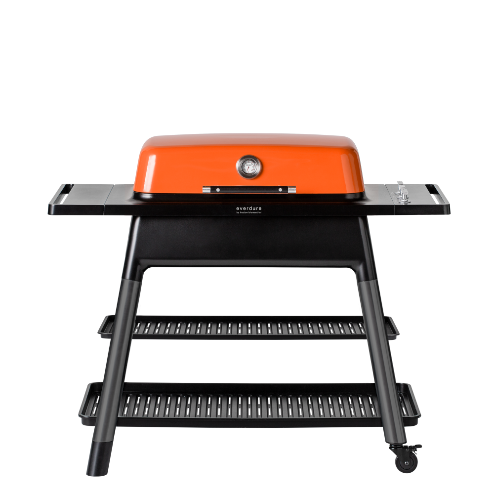 Everdure ehb Grill FURNACE Gasgrill 2023 mit drei Brennern, orange