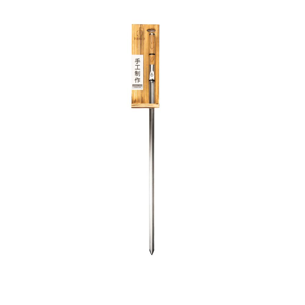 Forged Churrasco Spieß V-Form 60cm