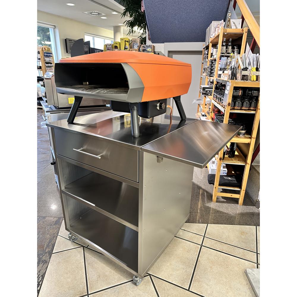 Gast Klappbord 30cm breit für Pizzaofen Schrank 75x75