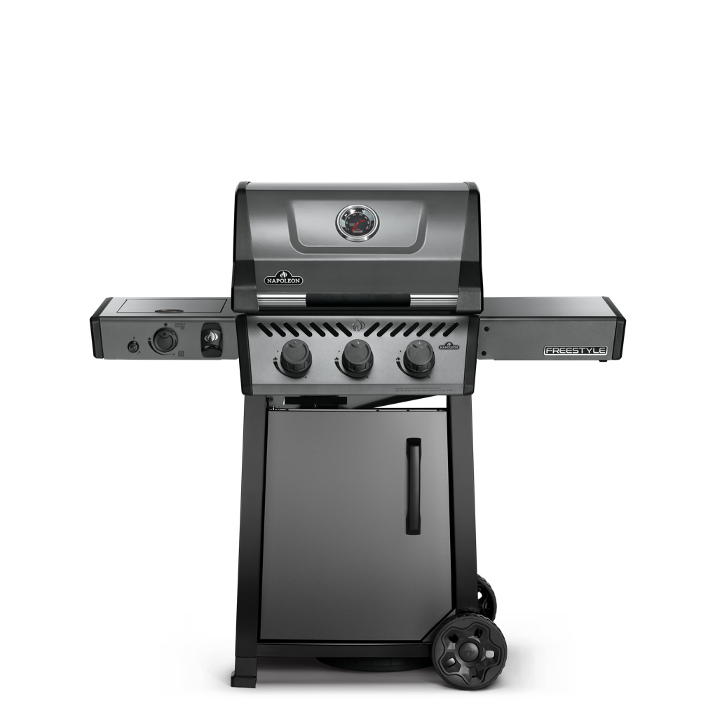 Napoleon Grill Freestyle 365, 3 Hauptbrenner, mit Sizzle Zone und Tür, Graphit F365DSIBPGT