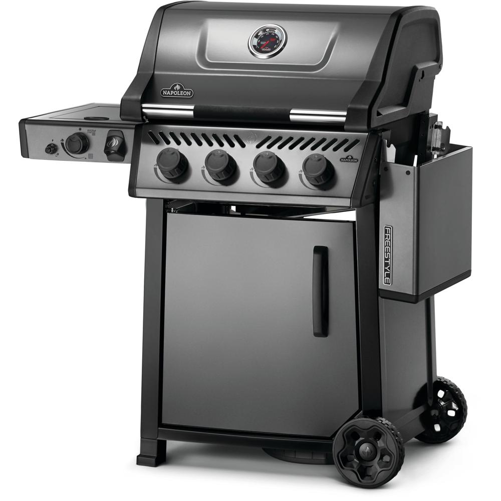 Napoleon Grill Freestyle 425, 4 Hauptbrenner, mit Sizzle Zone und Tür, Graphit F425DSIBPGT