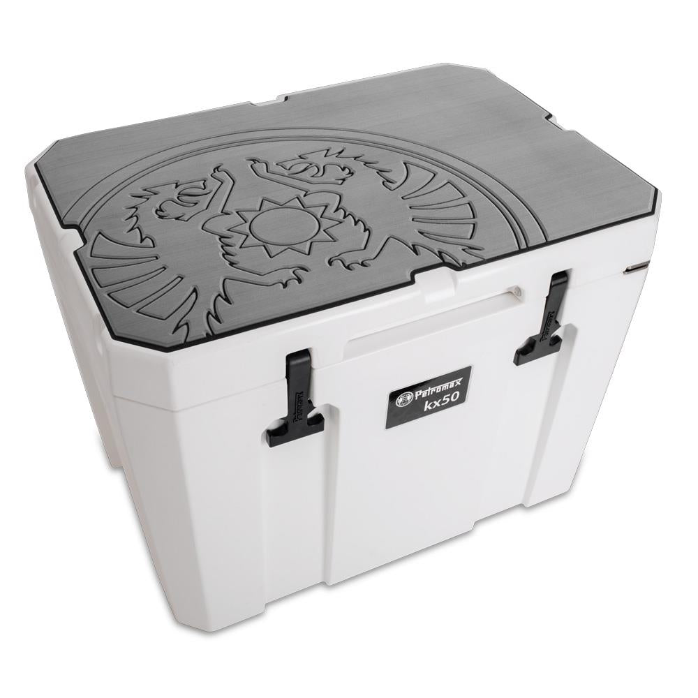 Petromax Kühlbox Zubehör, Haft-Auflage für Kühlbox kx50 grau mit Drachenemblem