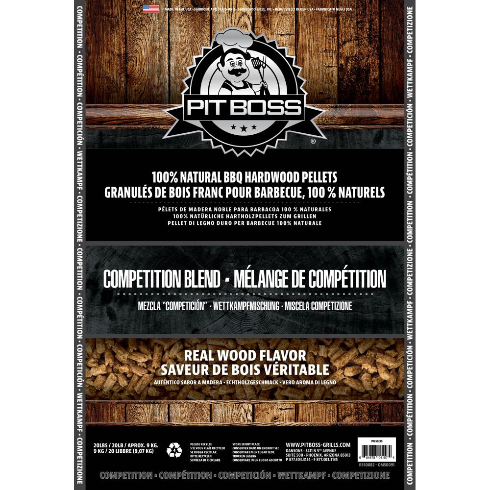 PitBoss Pellets Competition Blend 9kg #55235