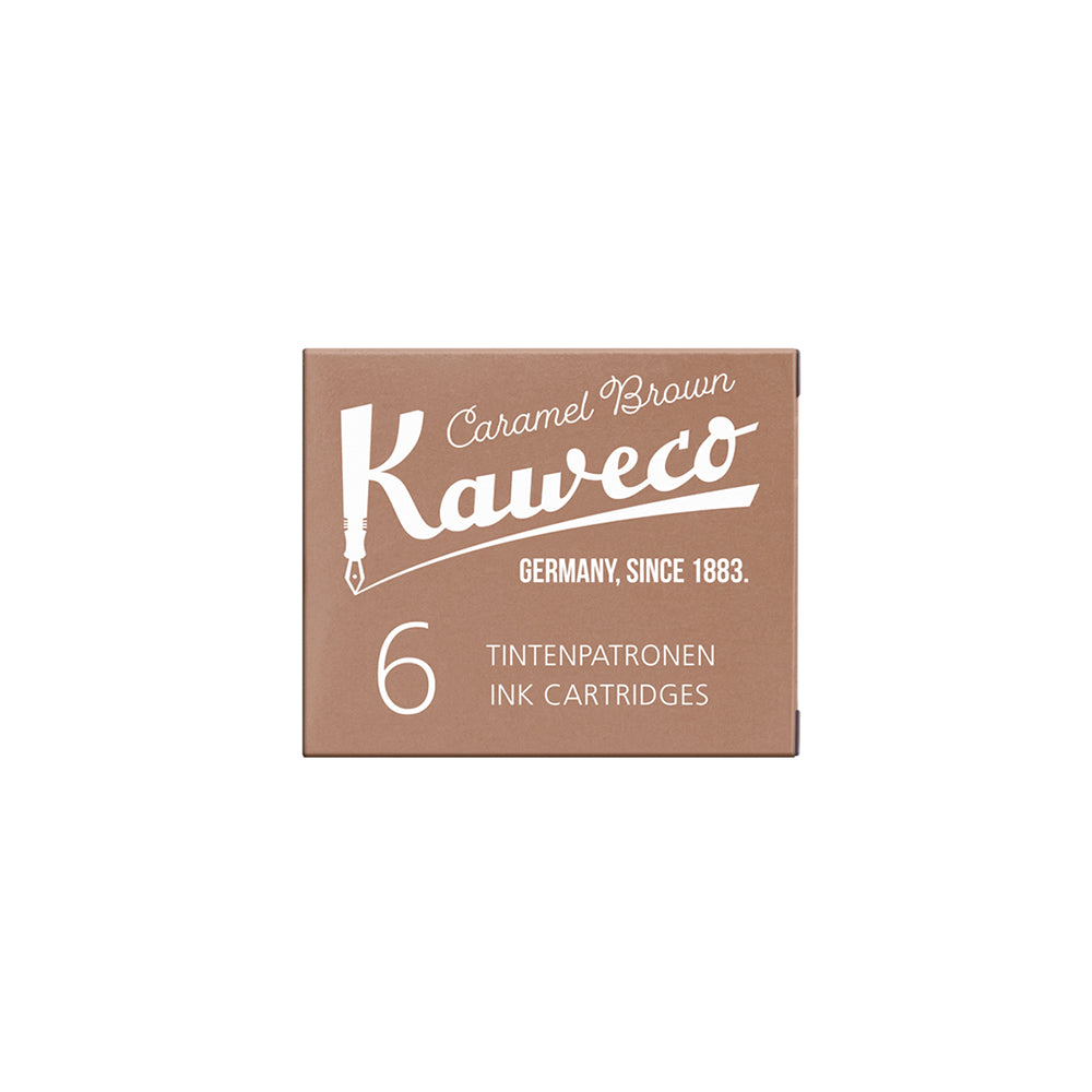 Kaweco Ink Cartridges 6 Pieces Caramel Brown
