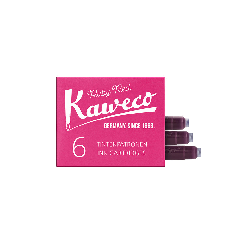 Kaweco Ink Cartridges 6 Pieces Ruby Red