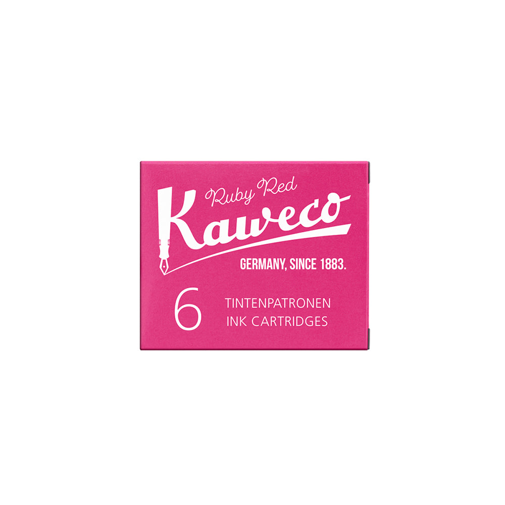 Kaweco Ink Cartridges 6 Pieces Ruby Red