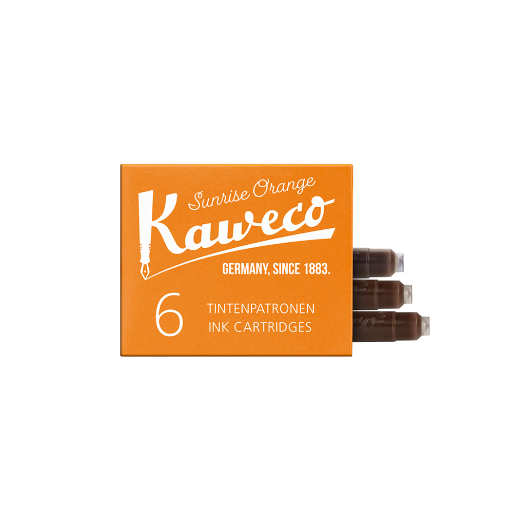 Kaweco Ink Cartridges 6 Pieces Sunrise Orange