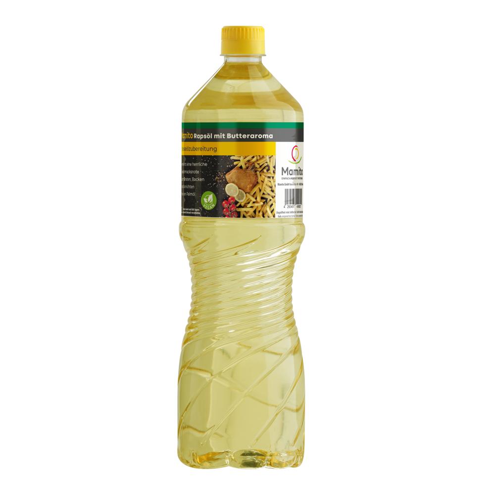 Mamito Rapsöl mit Butteraroma 1 Liter / PET_Flasche