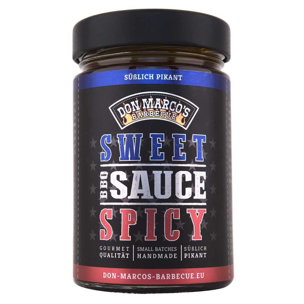 Don Marco’s Sauce – Sweet & Spicy BBQ Sauce, 260ml Glas